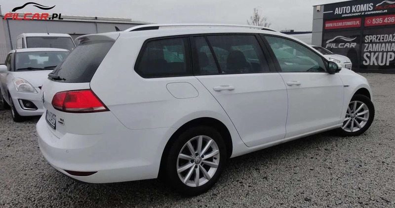 Volkswagen Golf cena 37990 przebieg: 245000, rok produkcji 2015 z Zakliczyn małe 301